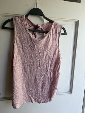 Old Navy Dusty Pink Tie-Back Tank Top